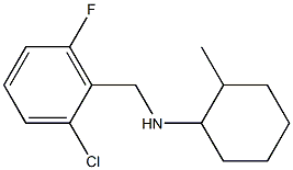 N-[(2-chloro-6-fluorophenyl)methyl]-2-methylcyclohexan-1-amine 结构式