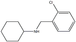 N-[(2-chlorophenyl)methyl]cyclohexanamine 结构式