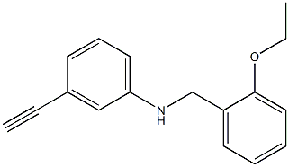 N-[(2-ethoxyphenyl)methyl]-3-ethynylaniline 结构式