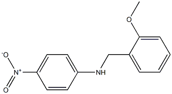 N-[(2-methoxyphenyl)methyl]-4-nitroaniline 结构式