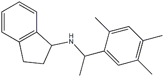 N-[1-(2,4,5-trimethylphenyl)ethyl]-2,3-dihydro-1H-inden-1-amine 结构式