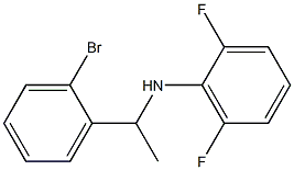 N-[1-(2-bromophenyl)ethyl]-2,6-difluoroaniline 结构式