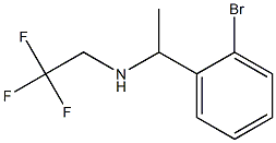 N-[1-(2-bromophenyl)ethyl]-N-(2,2,2-trifluoroethyl)amine 结构式