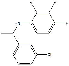 N-[1-(3-chlorophenyl)ethyl]-2,3,4-trifluoroaniline 结构式
