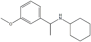 N-[1-(3-methoxyphenyl)ethyl]cyclohexanamine 结构式
