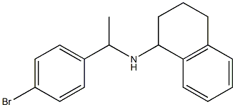 N-[1-(4-bromophenyl)ethyl]-1,2,3,4-tetrahydronaphthalen-1-amine 结构式