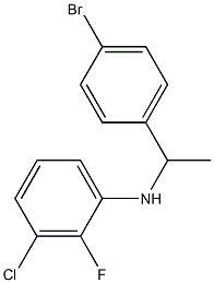 N-[1-(4-bromophenyl)ethyl]-3-chloro-2-fluoroaniline 结构式