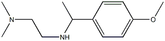 N'-[1-(4-methoxyphenyl)ethyl]-N,N-dimethylethane-1,2-diamine 结构式