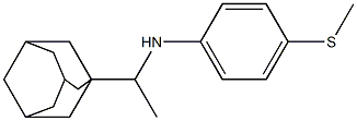 N-[1-(adamantan-1-yl)ethyl]-4-(methylsulfanyl)aniline 结构式