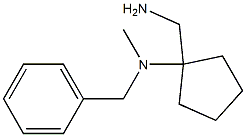 N-[1-(aminomethyl)cyclopentyl]-N-benzyl-N-methylamine 结构式