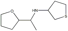 N-[1-(oxolan-2-yl)ethyl]thiolan-3-amine 结构式