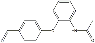 N-[2-(4-formylphenoxy)phenyl]acetamide 结构式