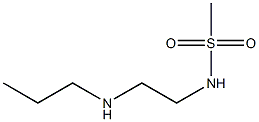 N-[2-(propylamino)ethyl]methanesulfonamide 结构式