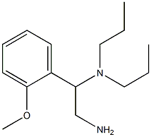 N-[2-amino-1-(2-methoxyphenyl)ethyl]-N,N-dipropylamine 结构式