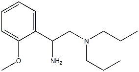 N-[2-amino-2-(2-methoxyphenyl)ethyl]-N,N-dipropylamine 结构式