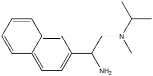 N-[2-amino-2-(2-naphthyl)ethyl]-N-isopropyl-N-methylamine 结构式