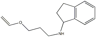 N-[3-(ethenyloxy)propyl]-2,3-dihydro-1H-inden-1-amine 结构式