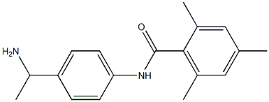 N-[4-(1-aminoethyl)phenyl]-2,4,6-trimethylbenzamide 结构式