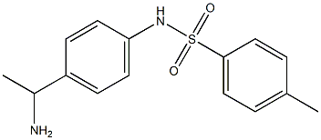 N-[4-(1-aminoethyl)phenyl]-4-methylbenzenesulfonamide 结构式