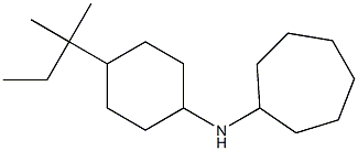 N-[4-(2-methylbutan-2-yl)cyclohexyl]cycloheptanamine 结构式