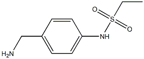 N-[4-(aminomethyl)phenyl]ethanesulfonamide 结构式