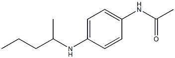 N-[4-(pentan-2-ylamino)phenyl]acetamide 结构式