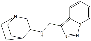 N-{[1,2,4]triazolo[3,4-a]pyridin-3-ylmethyl}-1-azabicyclo[2.2.2]octan-3-amine 结构式