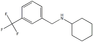 N-{[3-(trifluoromethyl)phenyl]methyl}cyclohexanamine 结构式