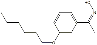 N-{1-[3-(hexyloxy)phenyl]ethylidene}hydroxylamine 结构式