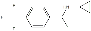 N-{1-[4-(trifluoromethyl)phenyl]ethyl}cyclopropanamine 结构式