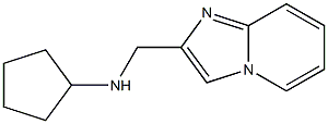 N-{imidazo[1,2-a]pyridin-2-ylmethyl}cyclopentanamine 结构式