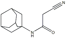 N-1-adamantyl-2-cyanoacetamide 结构式