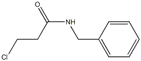 N-benzyl-3-chloropropanamide 结构式