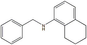 N-benzyl-5,6,7,8-tetrahydronaphthalen-1-amine 结构式