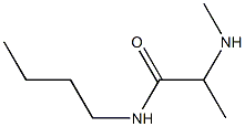 N-butyl-2-(methylamino)propanamide 结构式
