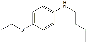 N-butyl-4-ethoxyaniline 结构式