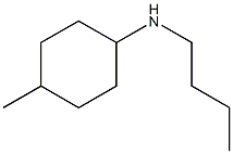 N-butyl-4-methylcyclohexan-1-amine 结构式