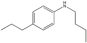 N-butyl-4-propylaniline 结构式