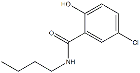 N-butyl-5-chloro-2-hydroxybenzamide 结构式