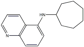 N-cycloheptylquinolin-5-amine 结构式