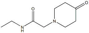 N-ethyl-2-(4-oxopiperidin-1-yl)acetamide 结构式