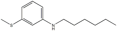 N-hexyl-3-(methylsulfanyl)aniline 结构式