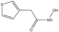 N-hydroxy-2-(thiophen-3-yl)acetamide 结构式