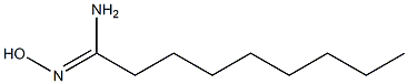 N'-hydroxynonanimidamide 结构式