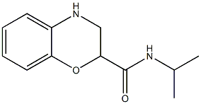 N-isopropyl-3,4-dihydro-2H-1,4-benzoxazine-2-carboxamide 结构式