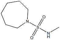 N-methylazepane-1-sulfonamide 结构式