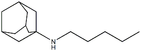 N-pentyladamantan-1-amine 结构式