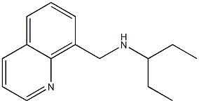 pentan-3-yl(quinolin-8-ylmethyl)amine 结构式