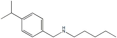 pentyl({[4-(propan-2-yl)phenyl]methyl})amine 结构式