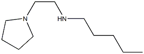 pentyl[2-(pyrrolidin-1-yl)ethyl]amine 结构式